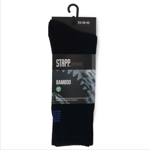Stapp Techno Bamboo Sok 28400 Donkergrijs/Oranje