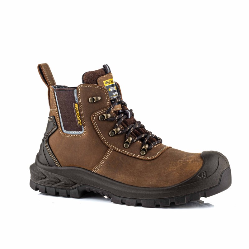 0044786_0_Large BuckBootz Schoen Hybridz BHYB2BR Hoog S7S - Afbeelding 1